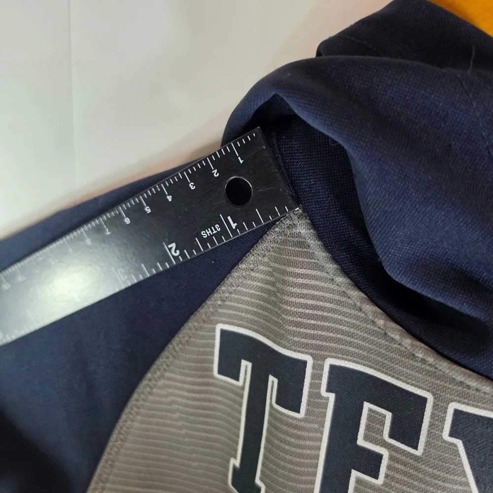 NFL Team Apparel Houston Texans Youth Hoodie Sweatshirt Gray Navy Size 6/7